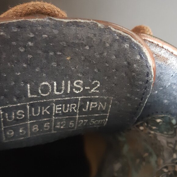 Bruno Marc SZ 9.5 Louis-2 Chestnut Men's Leather Cap Toe Oxford Shoes - Picture 9 of 15